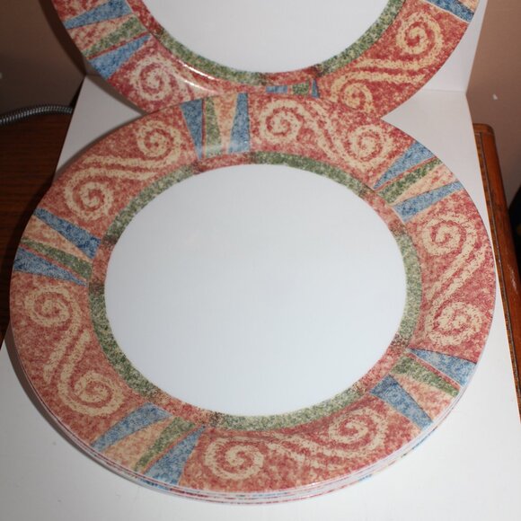 Lot of 9 Corelle Sand Art 10.25" Dinner Plate - Picture 2 of 2